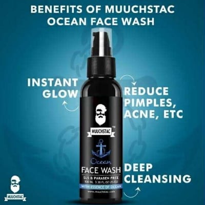 Picture of Muuchstac Men’s Ocean Face Wash-100 ml new