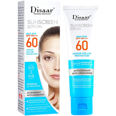 Picture of Disaar Sunscreen Lotion Max Sun SPF 60 Pa+++ - 50ml new