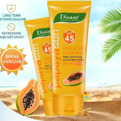 Picture of Disaar Papaya Sun UVA Protection Sunscreen SPf45-60ml  new