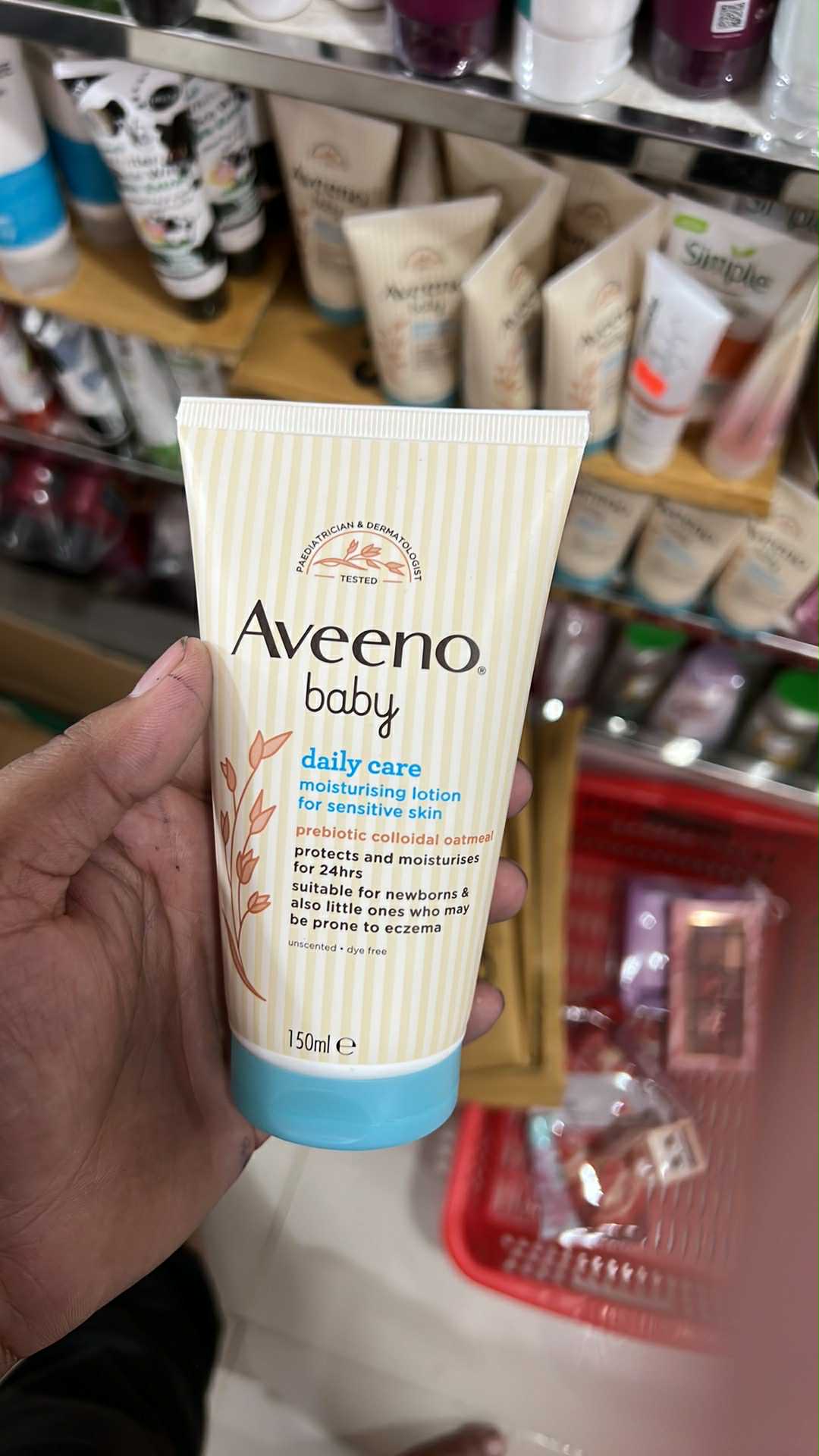Picture of Aveeno Baby Daily Care Baby Moisturising Lotion 150ml NEW