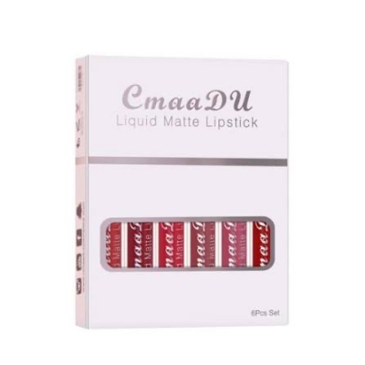 Picture of CmaaDu 6 Pcs Set Liquid Matte Non-stick Cup Waterproof Lipstick Set NEW