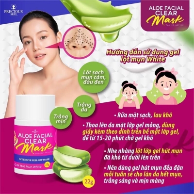 Picture of Jang Precious Skin Aloe Facial Clear Mask new