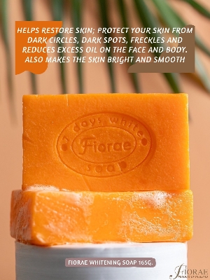 Picture of FIORAE PAPAYA & GLUTA PLUS KOJIC WHITENING SOAP -165gm (Made in Thailand) 2025