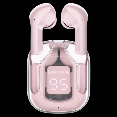 Picture of UltraPods Max Truly Transparent Wireless Earbuds (Pink)