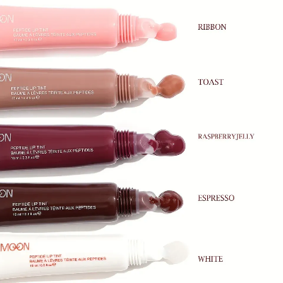 Picture of 5-color Glossy Lip Balm Moisturizing Hydrating Lightening Lip Lines Fruity Makeup Liquid Tinted Lip Balm Cosmetics Lip Care
