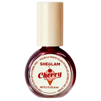 Picture of SHEGLAM For The Flush Lip & Cheek Tint-Fruit Punch Long-Lasting Matte Finish Lip Tint Easy-To-Use Lightweight Blush Moisturizing Lip Stain Liquid Lipstick Pink Liquid Lipstick