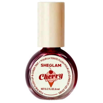 Picture of SHEGLAM For The Flush Lip & Cheek Tint-Fruit Punch Long-Lasting Matte Finish Lip Tint Easy-To-Use Lightweight Blush Moisturizing Lip Stain Liquid Lipstick Pink Liquid Lipstick
