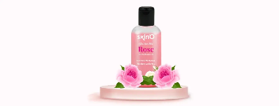 Picture of skinO Rose Scented Shower Gel - 220ml to all skin type