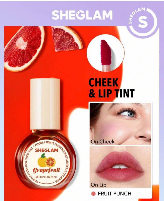 Picture of SHEGLAM For The Flush Lip & Cheek Tint (Grape Fruit)