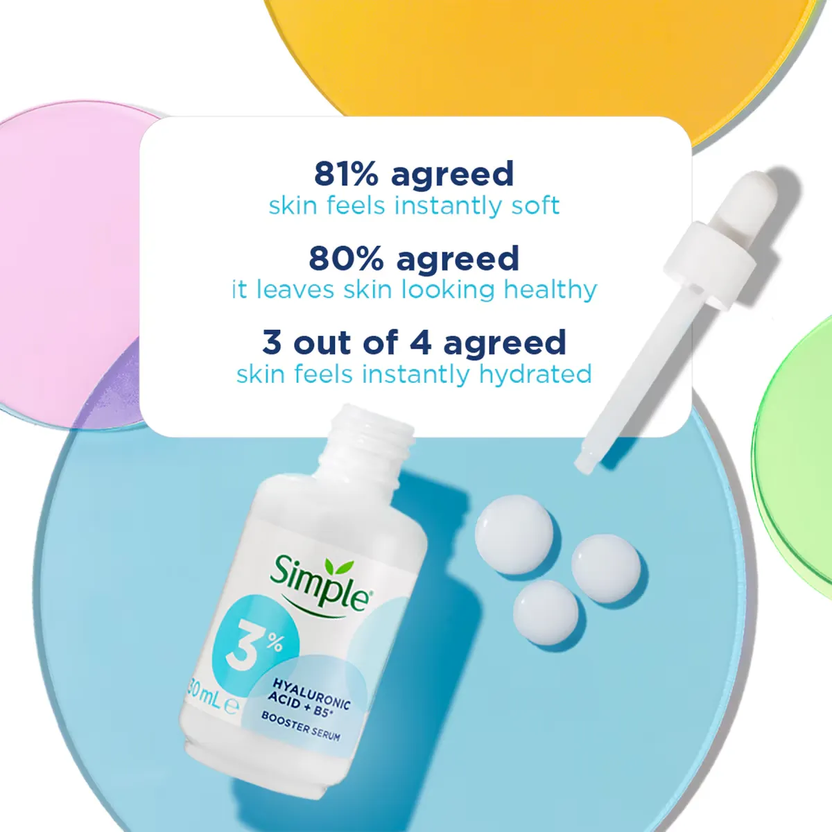 Picture of Simple Booster Serum 3% Hyaluronic Acid and B5
