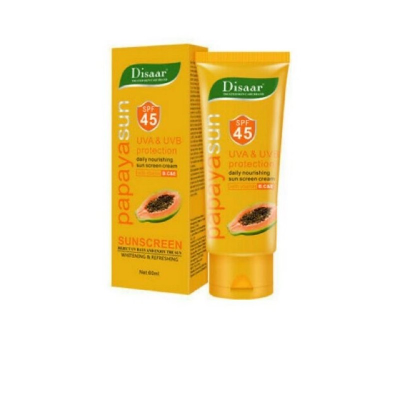 Picture of Disaar Papaya Sun UVA Protection Sunscreen SPf45-60ml