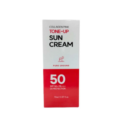 Picture of Pink Tone Collagen Sunscreen up Cream UV Protection Skin Care Beauty Products