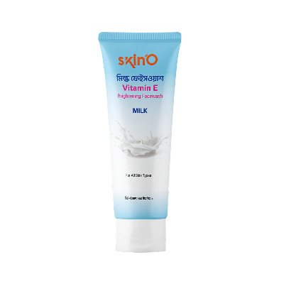 Picture of skinO Vitamin E Brightening Facewash (Milk) 110ml