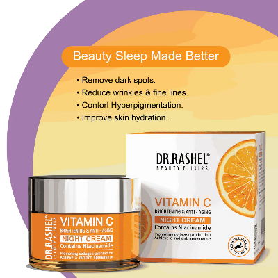 Picture of Dr. Rashel Vitamin C Night Cream 50 Gm Skin Care Product