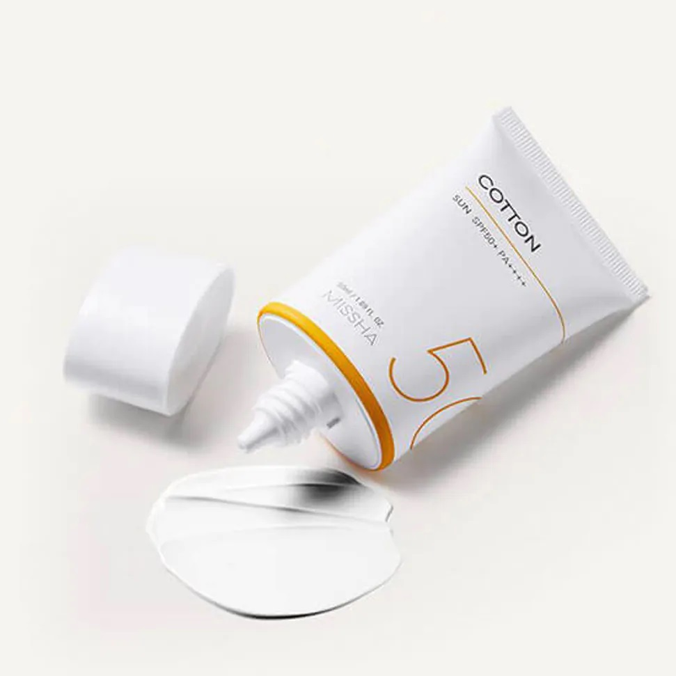 Picture of Missha All Around Safe Block Cotton Sun SPF 50+ – 50ml Oil-Free Sunscreen