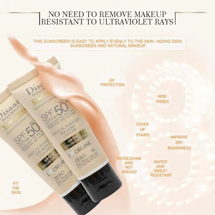 Picture of Disar Beauty Sunscreen Bronz Foudation SPF 50+ PA+++ - 40gm