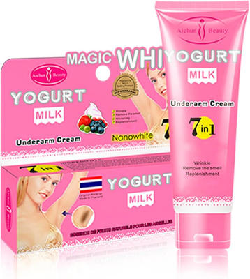 Picture of Aichun Beauty Yogurt Milk Underarm W h i t e n i n g Cream 80gm