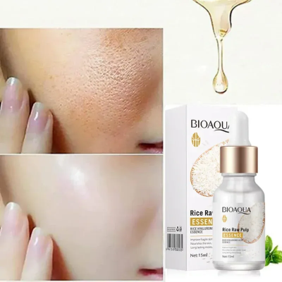 Picture of BIOAQUA Rice Raw Pulp Essence White Rice Hyaluronic Acid Essence Serum 15ml -Rice Serum