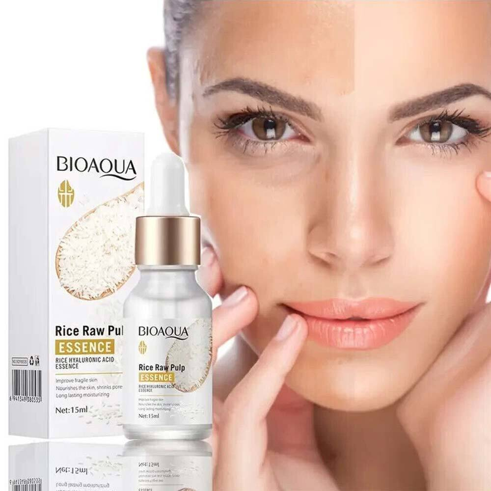 Picture of BIOAQUA Rice Raw Pulp Essence White Rice Hyaluronic Acid Essence Serum 15ml -Rice Serum
