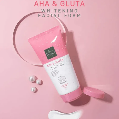 Picture of Baby Bright AHA & Gluta Whitening facial foam Best Face Wash 120g