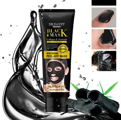 Picture of DR Davey Collagen & Charcoal Whitening Peel Off Black Mask
