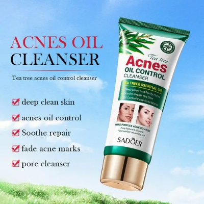Picture of SADOER Tea Tee Pimple & Acnes Reduce Oil Control Cleanser- 100g Face Wash