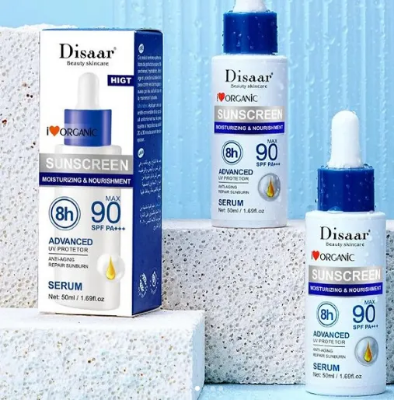 Picture of Disaar SPF 90 Sunscreen Serum Long Lasting UV Protector Sunblock Moisturizing Anti-aging Repair Skin Protective Essence 50ml
