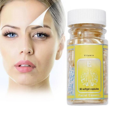 Picture of Facial Essence Aloe Vera & Vitamin E Facial Oil Capsules 90 Soft Capsule