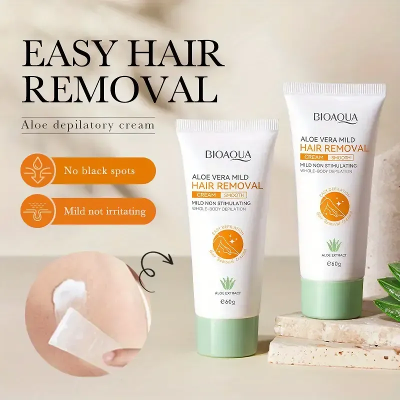 Picture of BIOAOUA Aloe Vera Hair Removal Cream-60GM