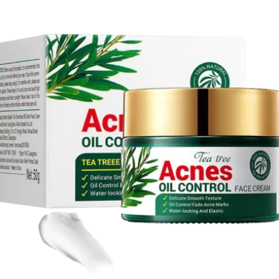 Picture of Sadoer Facial Cream Acne Care Moisturizing Tea Tree Oil Acne Pimple Scar Removal Anti Acne for Face Skin Care - 50 gm