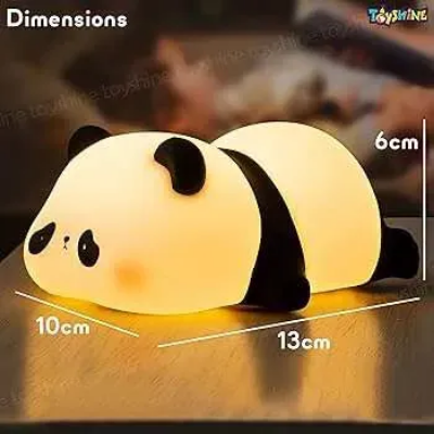 Picture of Panda LED Night Light Patting Lamp Cartoon Children's Nightlight Toy Gift Bedroom Decor