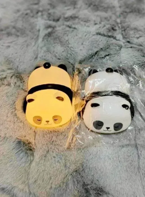 Picture of Panda LED Night Light Patting Lamp Cartoon Children's Nightlight Toy Gift Bedroom Decor