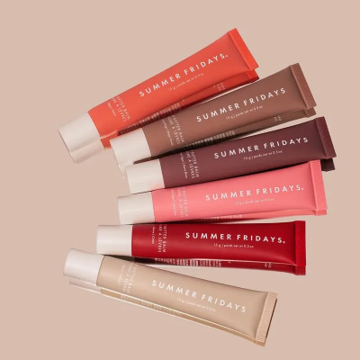 Picture of Summer Fridays Lip Balm Hydrating Mirror Lipgloss Lip Vanilla Pink Sugar Coffee Cake Scent Lipstick Transparent Oil Makeup