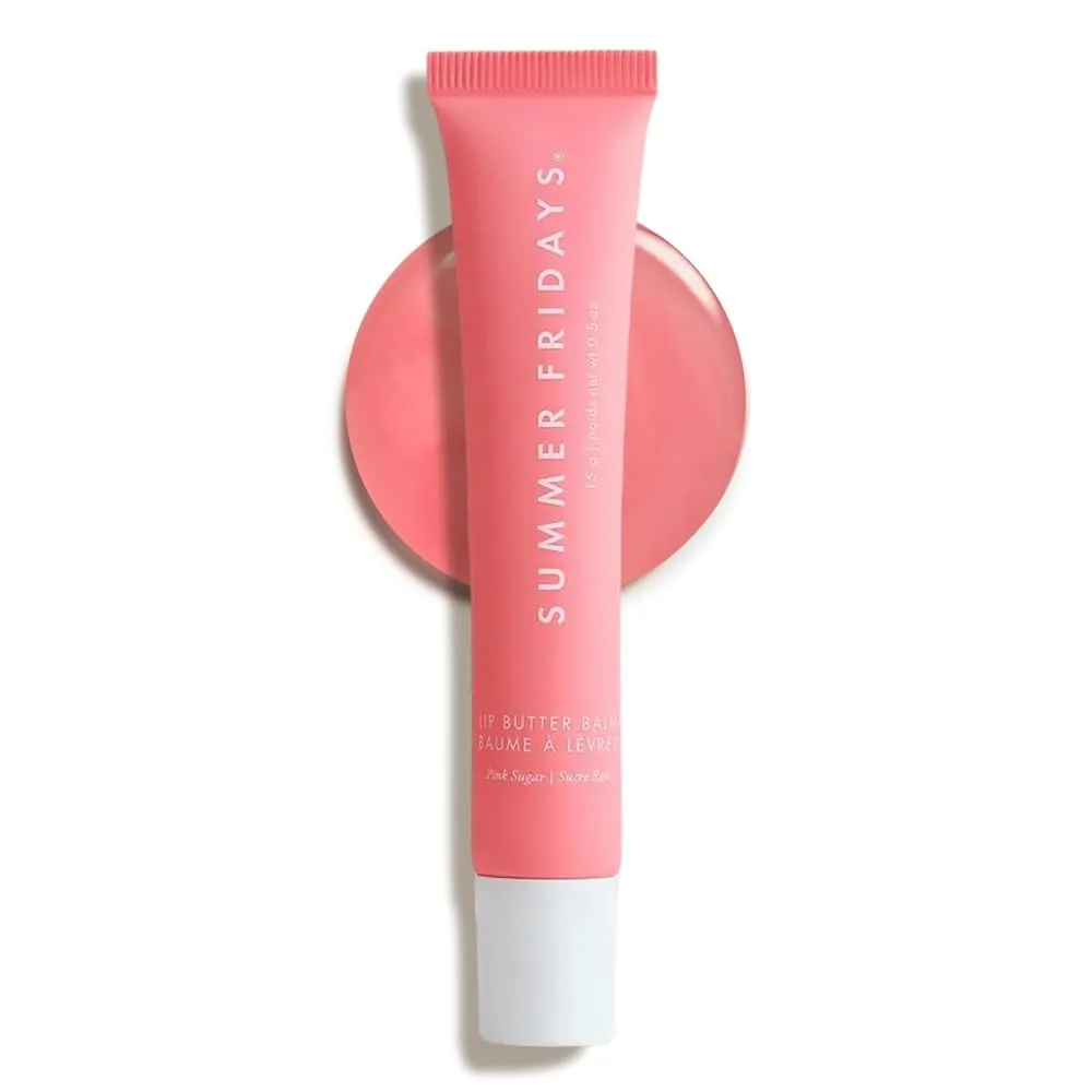 Picture of Summer Fridays Lip Balm Hydrating Mirror Lipgloss Lip Vanilla Pink Sugar Coffee Cake Scent Lipstick Transparent Oil Makeup
