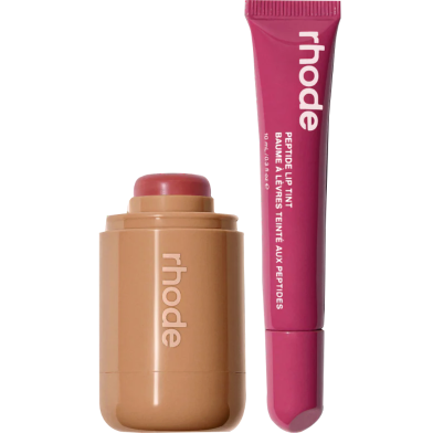 Picture of Rhode Sleepy Girl +Salty Tan Pocket Blush + Peptide Lip Tint Combo