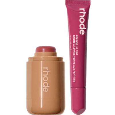 Picture of Rhode Sleepy Girl +Salty Tan Pocket Blush + Peptide Lip Tint Combo