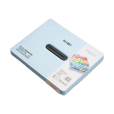 Picture of HIMI Gouache Paint Set Jelly Cup (12g) - 112 Colors (Ice Blue Box)