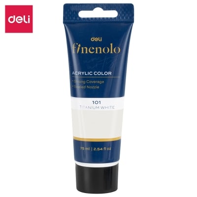 Picture of Deli Finenolo Acrylic Paint 75ml - Titanium White