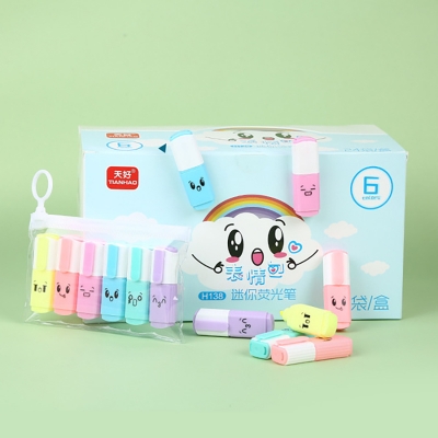 Picture of Tianhao Mini highlighter 6pcs Pack