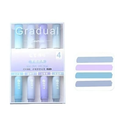 Picture of Kawaii Pastel Marker Pens 4 Color
