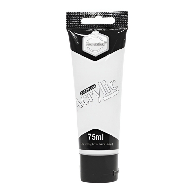 Picture of Keep Smiling Acrylic Paint 75ml - Titanium White