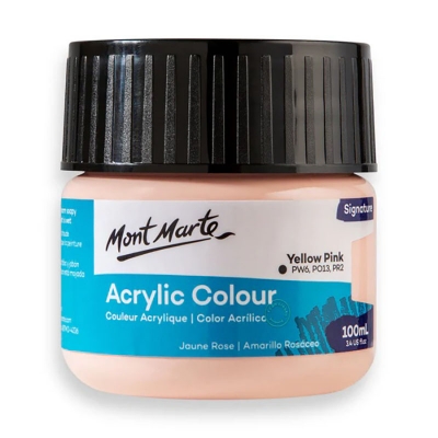 Picture of Mont Marte Acrylic Colour Paint Signature 100ml - Yellow Pink