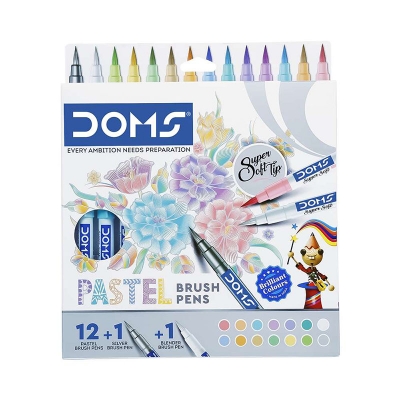 Picture of DOMS Pastel Brush Pens 14 Shades