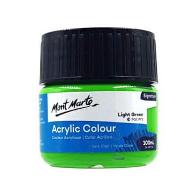 Picture of Mont Marte Acrylic Colour Paint Signature 100ml - Light Green