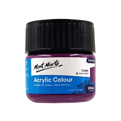 Picture of Mont Marte Acrylic Colour Paint Signature 100ml - Violet