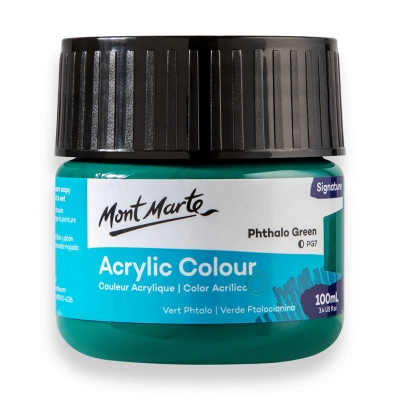 Picture of Mont Marte Acrylic Colour Paint 100ml - Phthalo Green