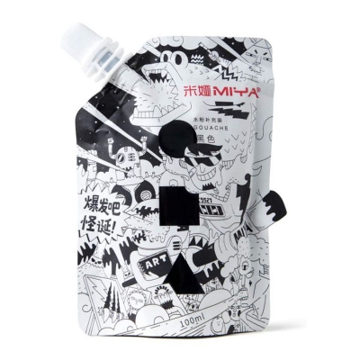 Picture of HIMI Gouache Refill 100ml CC Bag - Black