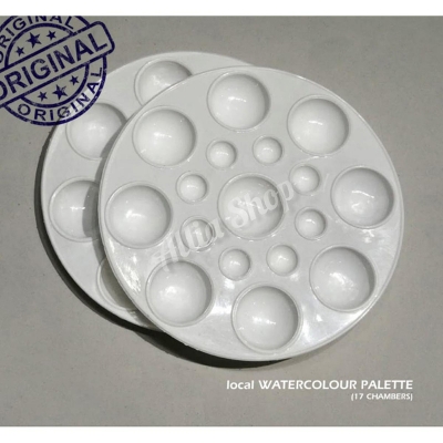 Picture of Round Artist Color Mixing Palette - 1Pcs