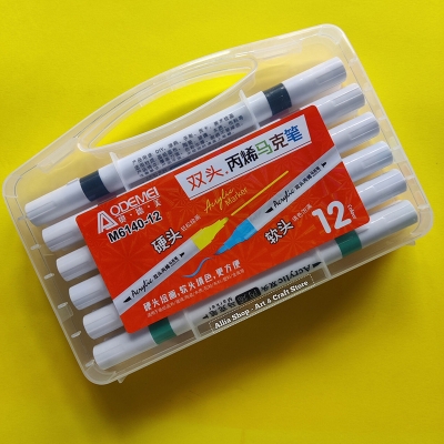 Picture of ODEMEI Acrylic marker 12 Colour Set