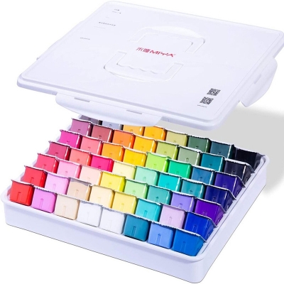 Picture of MIYA Gouache Paint Set Jelly Cup (30ml) - 56 Colors